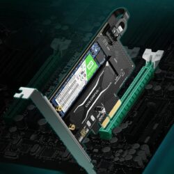 UGREEN 70504 M.2 NVME to PCI-E3.0 Express Card with M.2 SATA