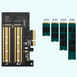 UGREEN 70504 M.2 NVME to PCI-E3.0 Express Card with M.2 SATA