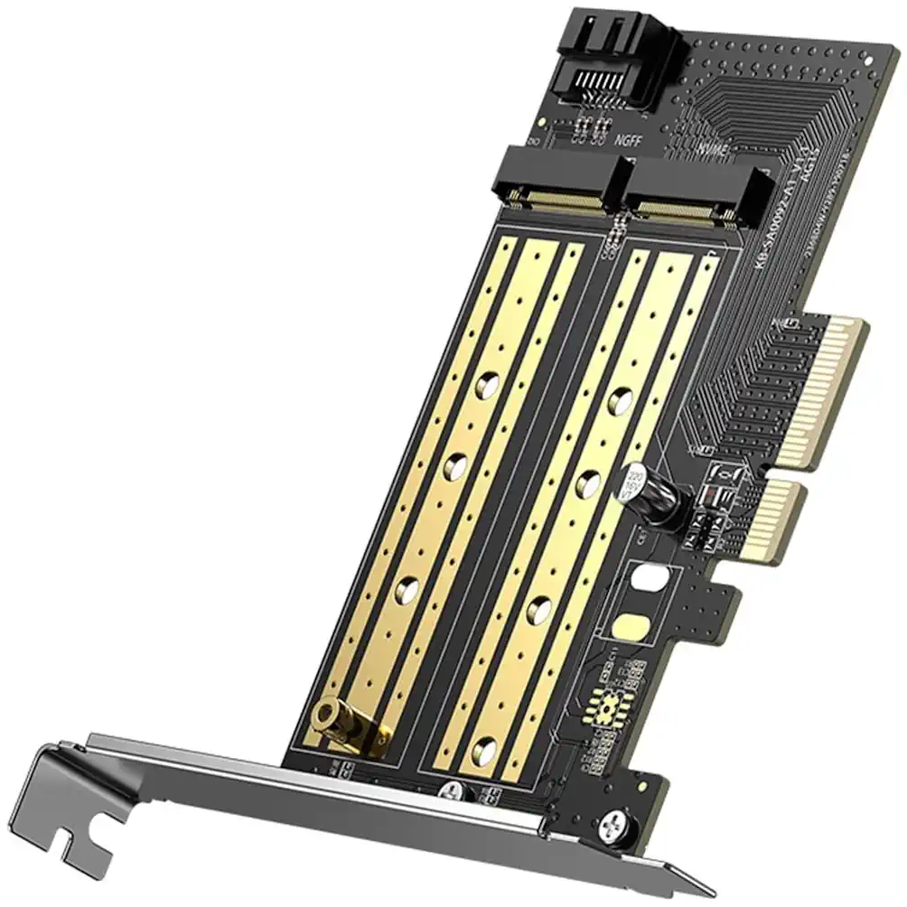 UGREEN 70504 M.2 NVME to PCI-E3.0 Express Card with M.2 SATA UGREEN 70504 M.2 NVME to PCI-E3.0 Express Card with M.2 SATA