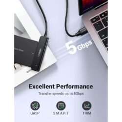 UGREEN 70609 USB-A TO 2.5  Inch SATA Converter 50cm