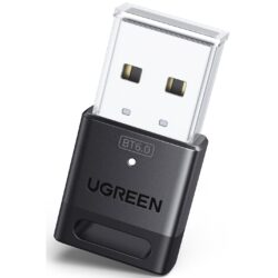 UGREEN 75073 USB Bluetooth 6.0 Adapter for PC, Bluetooth Dongle Receiver EDR & BLE, Plug & Play for Windows 11/10/8.1, for Headphone/ Keyboard/ Mouse/ Speakers/ Printer