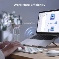 UGREEN 75073 USB Bluetooth 6.0 Adapter for PC, Bluetooth Dongle Receiver EDR & BLE, Plug & Play for Windows 11/10/8.1, for Headphone/ Keyboard/ Mouse/ Speakers/ Printer