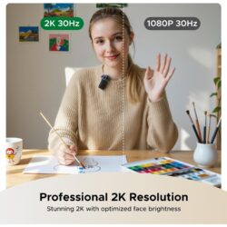 UGREEN 75725A AI-powered 2K Fine Webcam