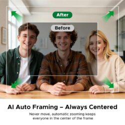 UGREEN 75725A AI-powered 2K Fine Webcam