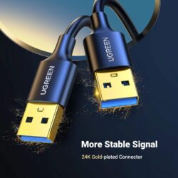 UGREEN 90576 USB-A 3.0 Male to Male Cable Black 3m