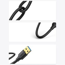 UGREEN 90576 USB-A 3.0 Male to Male Cable Black 3m