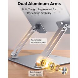 UGREEN 95187 Full Angle Hove Adjustable & Foldable Holder For Laptop Grey