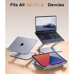 UGREEN 95187 Full Angle Hove Adjustable & Foldable Holder For Laptop Grey