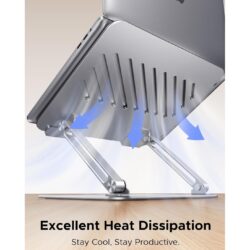 UGREEN 95187 Full Angle Hove Adjustable & Foldable Holder For Laptop Grey