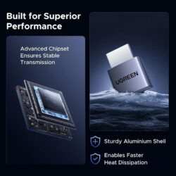 UGREEN 95994 4-Pack HDMI Dummy Plug 4K@60Hz 2K@60Hz 1080P@120Hz EDID Virtual Monitor Emulator