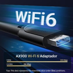 UGREEN 35265 AX900 USB High-Gain Dual Band WiFi Adapter