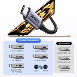 UGREEN 35596 USB Type-C to HDMI 8K 60Hz Cable 1m (3.3ft)