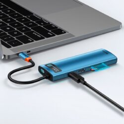 Baseus USB hub 8in1 USB-C to 3x USB 3.0 / HDMI / USB-C PD 4K HD WKWG000103 - Image 8