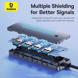 Baseus UltraJoy Series 4-Port HUB  (B0005280B811-10) - Image 10