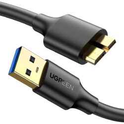 UGREEN 10843 USB 3.0 A Male To Micro USB 3.0 Male Cable Black 2m