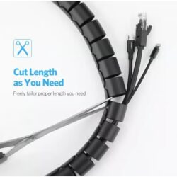 UGREEN 30818 Cable Zipper Protection 25mm Tube Wire Organizer 1.5 Meter