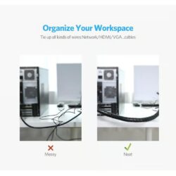 UGREEN 30819 Cable Zipper Protection 25mm Tube Wire Organizer 3 Meter