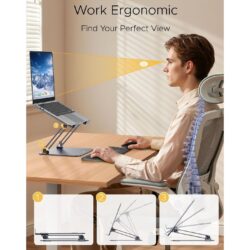 UGREEN 45929 Full Angle Hove Adjustable & Foldable Holder For Laptop Space Grey