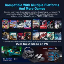 PXN V900 GEN2 Racing Steering Wheel with Pedals - Image 11