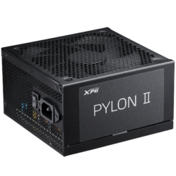 XPG 650W Bronze Pylon II Gaming Power Supply Non Modular Black