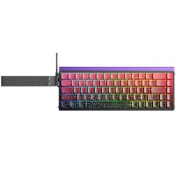 AULA HERO 68 HE 65% Wired Hot-Swappable Gaming Keyboard with Hall Effect Dragon King Magnetic Switch Black Red