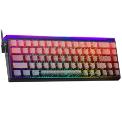 AULA HERO 68 HE 65% Wired Hot-Swappable Gaming Keyboard with Hall Effect Dragon King Magnetic Switch Black Red