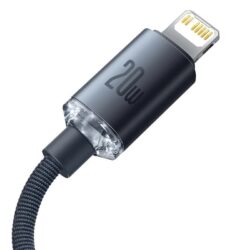 Baseus Crystal Shine Series Fast Charging Data Cable Type-C to iP 20W 1.2m Black - Image 3