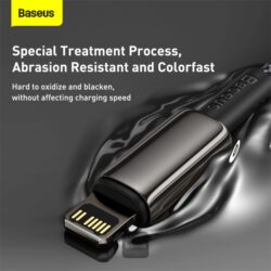 Baseus Tungsten Gold Fast Charging Data Cable Type-C to iP PD 20W 2m Black - Image 6