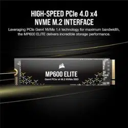 Corsair MP600 Elite 1TB PCIe Gen4 x4 NVMe 1.4 M.2 SSD CSSD-F1000GBMP600ENH - Image 4