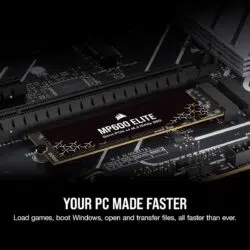 Corsair MP600 Elite 1TB PCIe Gen4 x4 NVMe 1.4 M.2 SSD CSSD-F1000GBMP600ENH - Image 2