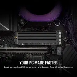 Corsair MP600 Elite 2TB PCIe Gen4 x4 NVMe 1.4 M.2 SSD with Heatsink CSSD-F2000GBMP600EHS - Image 2