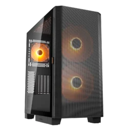 COUGAR Airface FLO RGB Mid-Tower PC Case – Black – product view