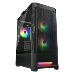 COUGAR Duoface RGB Mid-Tower PC Case – Black – product view