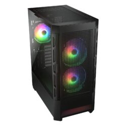 COUGAR Duoface RGB Mid-Tower PC Case – Black – detail view