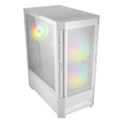 COUGAR Duoface RGB Mid-Tower PC Case – White – detail view
