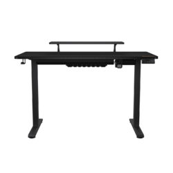 COUGAR E-STAR 120 Electric Gaming Desk – Black – detail view