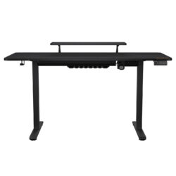 COUGAR E-STAR 140 Electric Gaming Desk – Black – detail view
