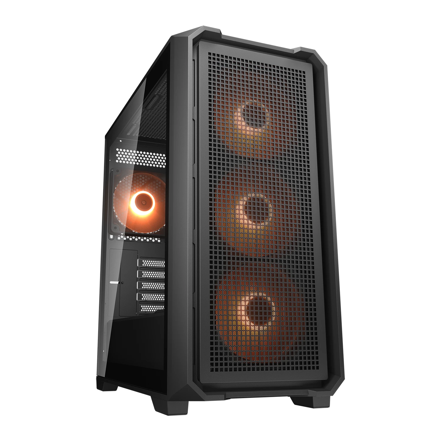 COUGAR MX600 Mini V2 Pro Mini-Tower PC Case – Black – product view COUGAR MX600 Mini V2 Pro Mini-Tower PC Case – Black – product view