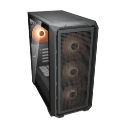 COUGAR MX600 Mini V2 Pro Mini-Tower PC Case – Black – detail view