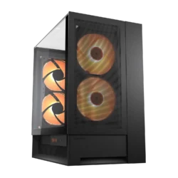COUGAR OmnyX Omnidirectional PC Case – Black – product view
