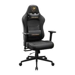 COUGAR PRYME Gold PVC Leather Gaming Chair – alternate view
