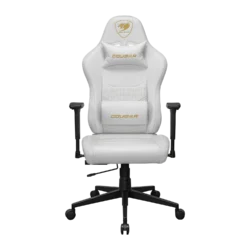 COUGAR PRYME White PVC Leather Gaming Chair – product view