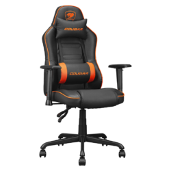 COUGAR Fusion S Gaming Chair – Black-Orange – detail view