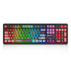 E-YOOSO Z-104 Transparent Black/Gray mechanical keyboard – view 3