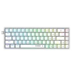 E-YOOSO Z-686 White mechanical keyboard – view 1