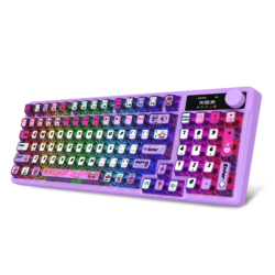 E-YOOSO Z-99 Ultra Transparent Purple mechanical keyboard – view 2
