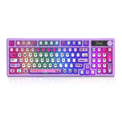 E-YOOSO Z-99 Ultra Transparent Purple mechanical keyboard – view 3