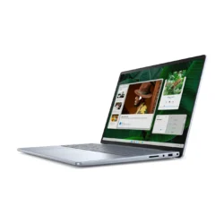 Dell Inspiron 16 5640 Ice Blue — open laptop opposite angle
