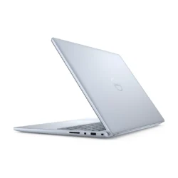 Dell Inspiron 16 5640 Ice Blue — rear three-quarter view