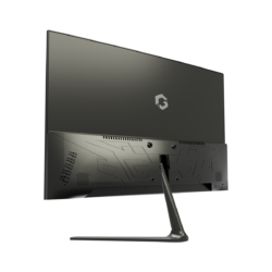 GAMEON GOC24F120VA black gaming monitor — rear three-quarter view